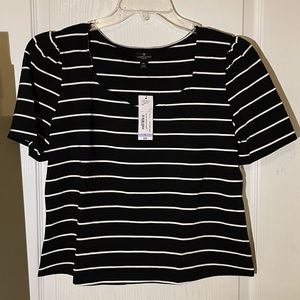 striped business shirt